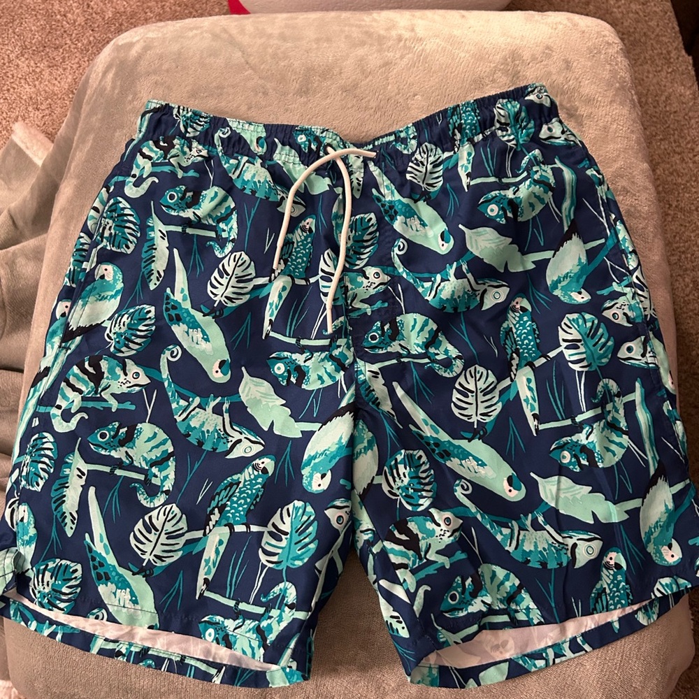 Tropical Blue Swim Shorts